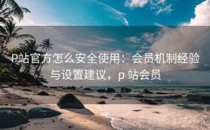 P站官方怎么安全使用：会员机制经验与设置建议，p 站会员