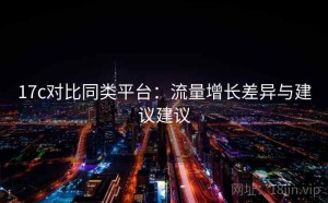 17c对比同类平台：流量增长差异与建议建议