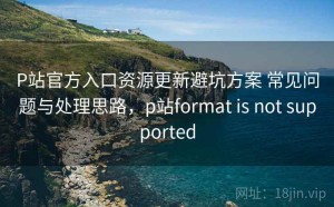 P站官方入口资源更新避坑方案 常见问题与处理思路，p站format is not supported