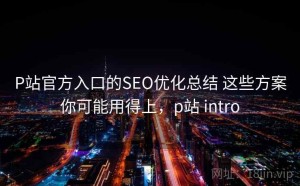 P站官方入口的SEO优化总结 这些方案你可能用得上，p站 intro