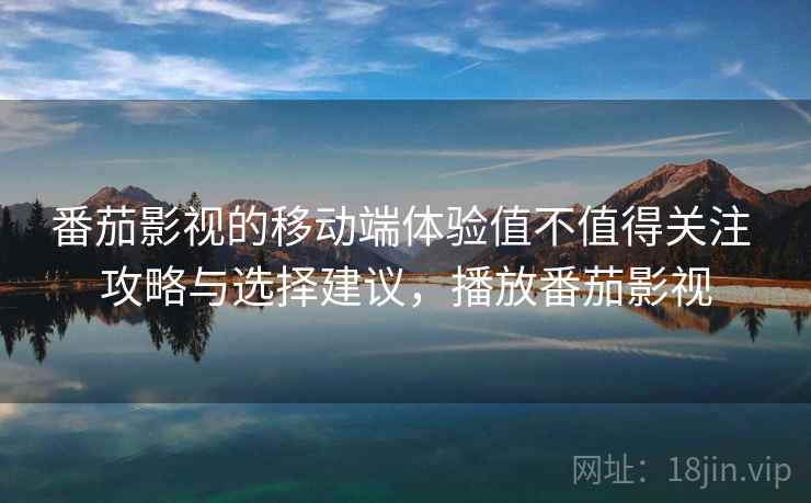 番茄影视的移动端体验值不值得关注 攻略与选择建议，播放番茄影视