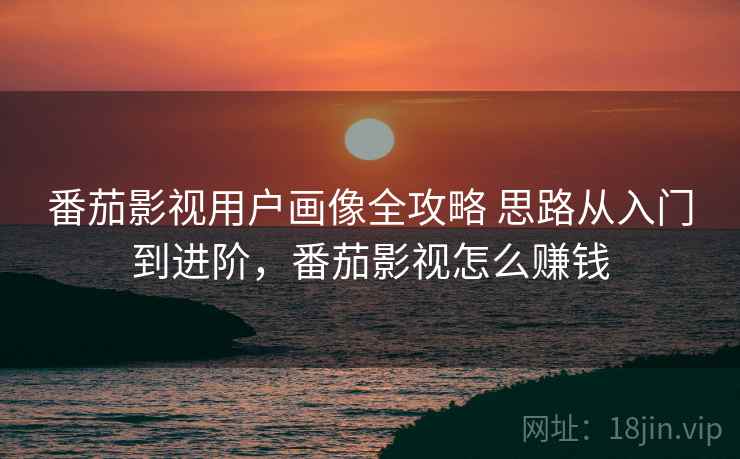 番茄影视用户画像全攻略 思路从入门到进阶,番茄影视怎么赚钱 番茄影视用户画像全攻略 思路从入门到进阶,番茄影视怎么赚钱