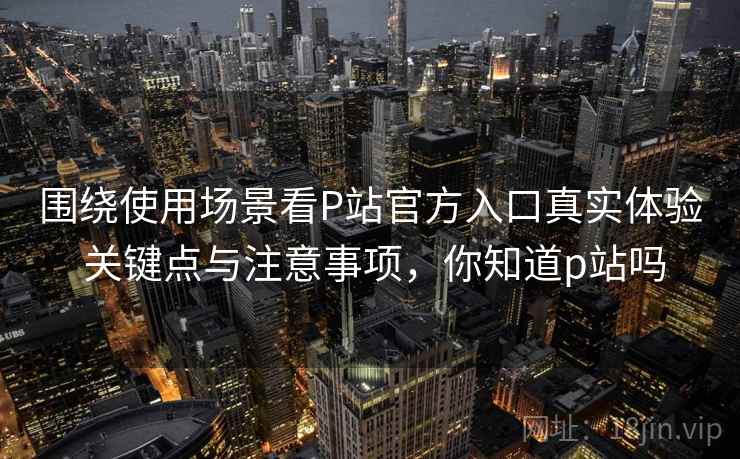 围绕使用场景看P站官方入口真实体验 关键点与注意事项，你知道p站吗