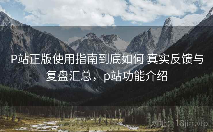 P站正版使用指南到底如何 真实反馈与复盘汇总,p站功能介绍 P站正版使用指南到底如何 真实反馈与复盘汇总,p站功能介绍