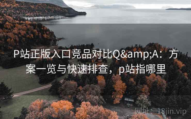 P站正版入口竞品对比Q&A:方案一览与快速排查,p站指哪里 P站正版入口竞品对比Q&A:方案一览与快速排查,p站指哪里